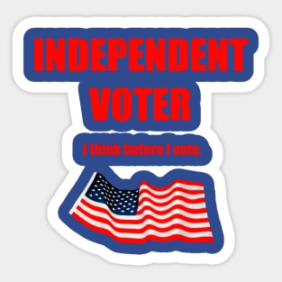 Independent Voter Sticker